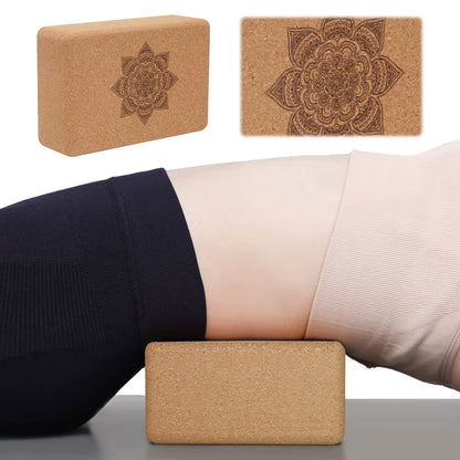 Cork Yoga Block Eco-Friendly Natural Cork