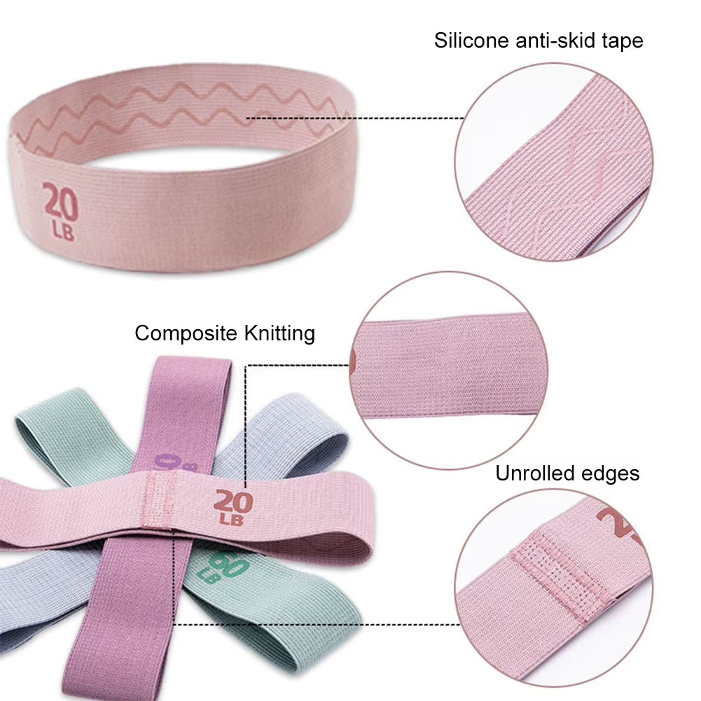 Anti-Slip Booty Resistance Band – Glute & Hip Training Band